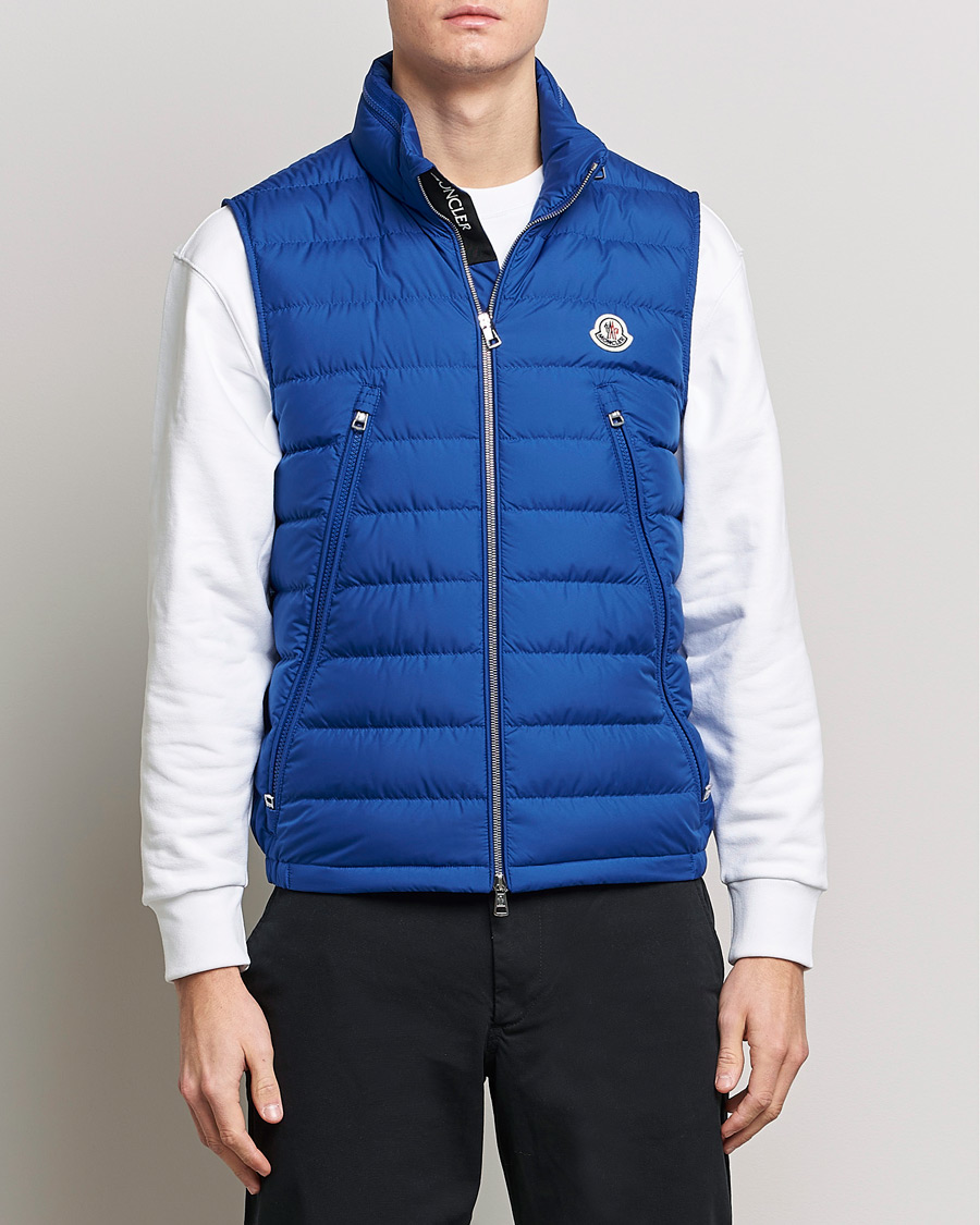 Herre | Veste | Moncler | Albyt Down Vest Royal Blue