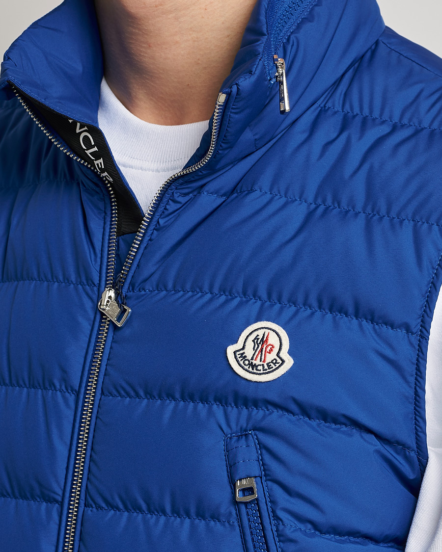 Herre | Veste | Moncler | Albyt Down Vest Royal Blue
