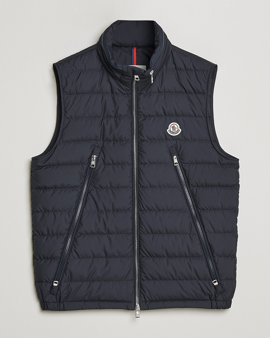 Herre | Veste | Moncler | Albyt Down Vest Navy