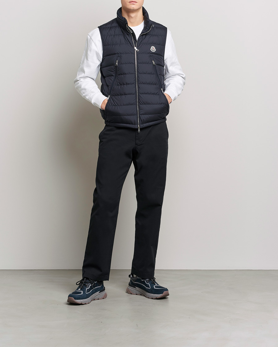 Herre | Veste | Moncler | Albyt Down Vest Navy