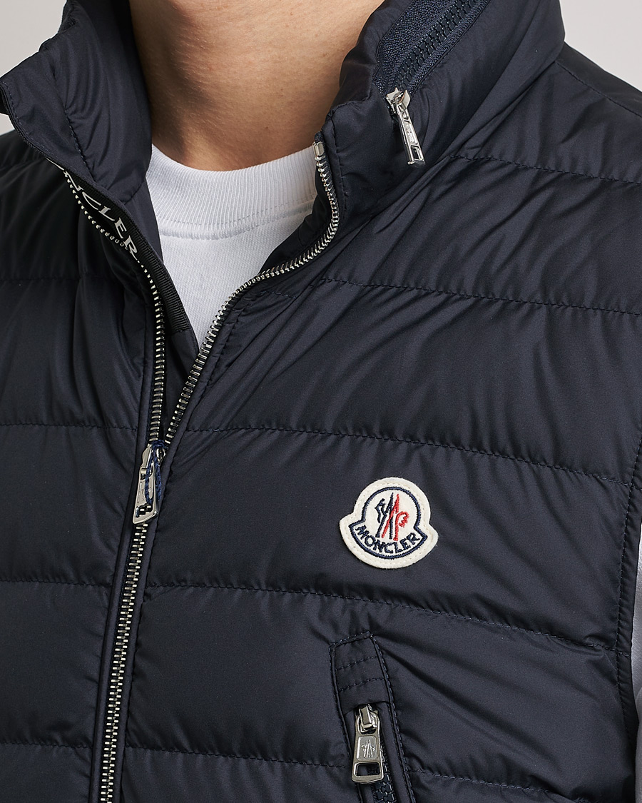 Herre | Veste | Moncler | Albyt Down Vest Navy