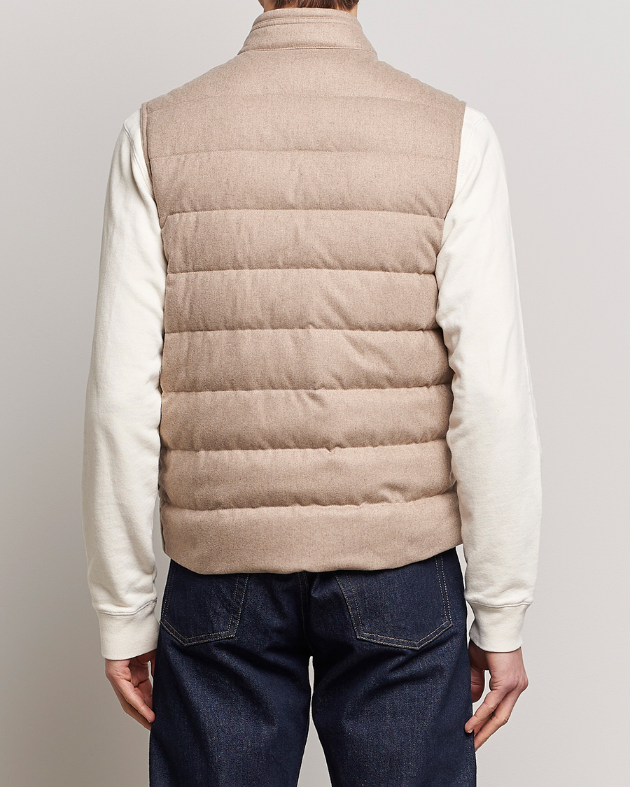 Herre | Veste | Moncler | Gallienne Flannel Vest Light Grey