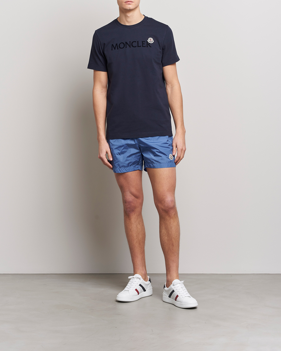 Herre | Badebukser | Moncler | Nylon Swim Trunks Light Blue