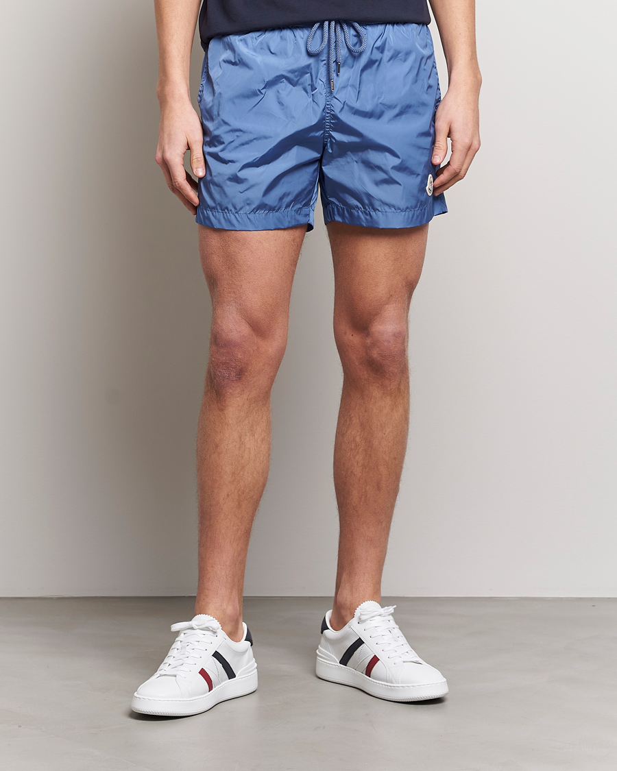 Herre | Badebukser | Moncler | Nylon Swim Trunks Light Blue