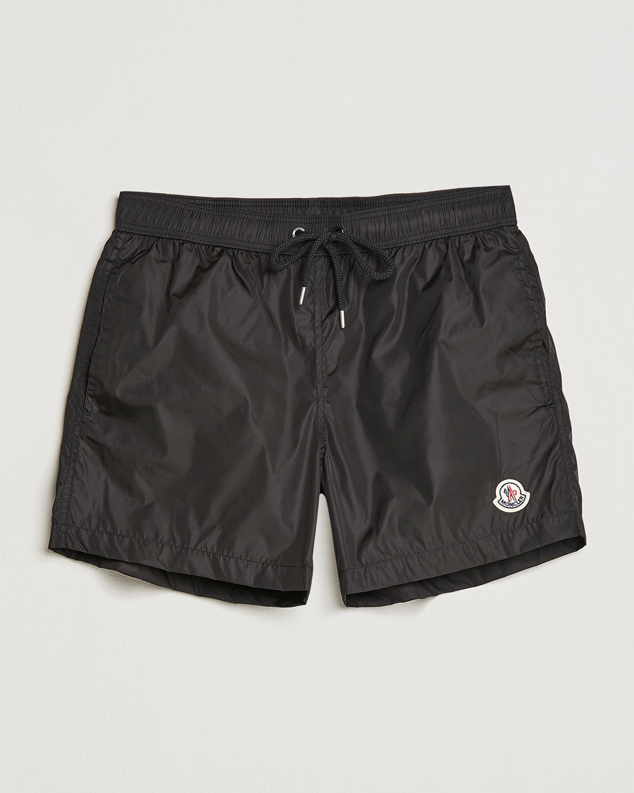 Herre | Badebukser | Moncler | Nylon Swim Trunks Black