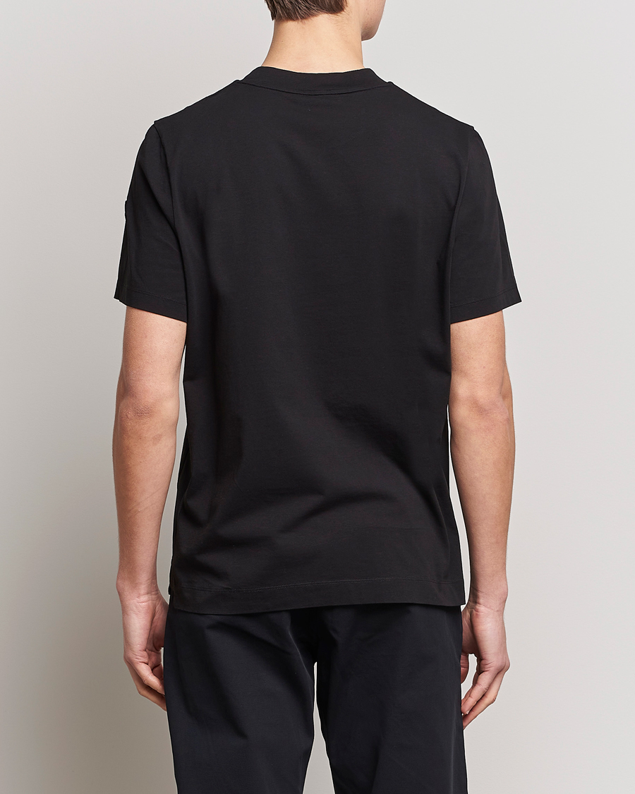 Herre | T-Shirts | Moncler | Lettering T-Shirt Black