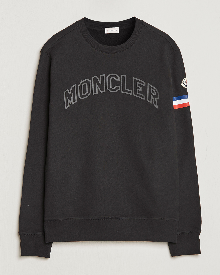 Herre | Trøjer | Moncler | Armband Logo Sweatshirt Black
