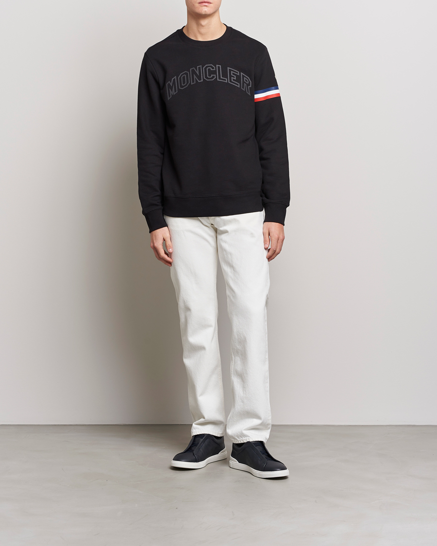 Herre | Trøjer | Moncler | Armband Logo Sweatshirt Black