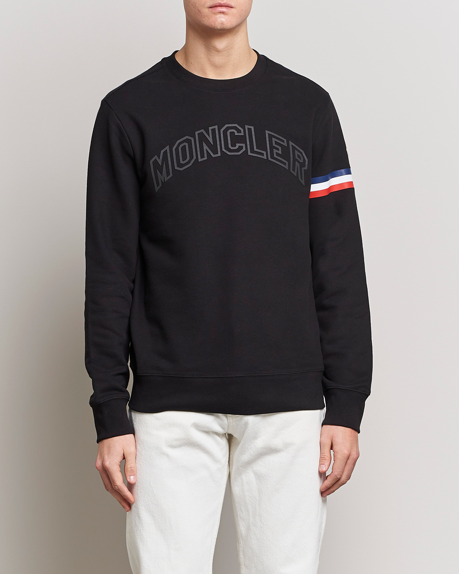 Herre | Trøjer | Moncler | Armband Logo Sweatshirt Black
