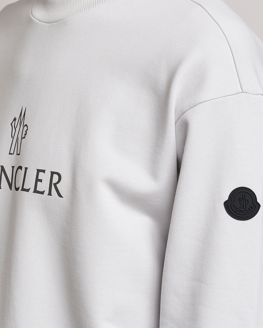 Herre | Trøjer | Moncler | Lettering Logo Sweatshirt White