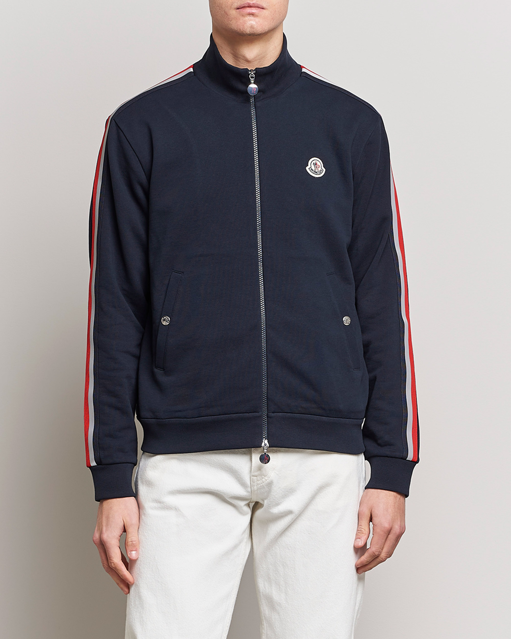 Herre | Trøjer | Moncler | Zip Cardigan Navy