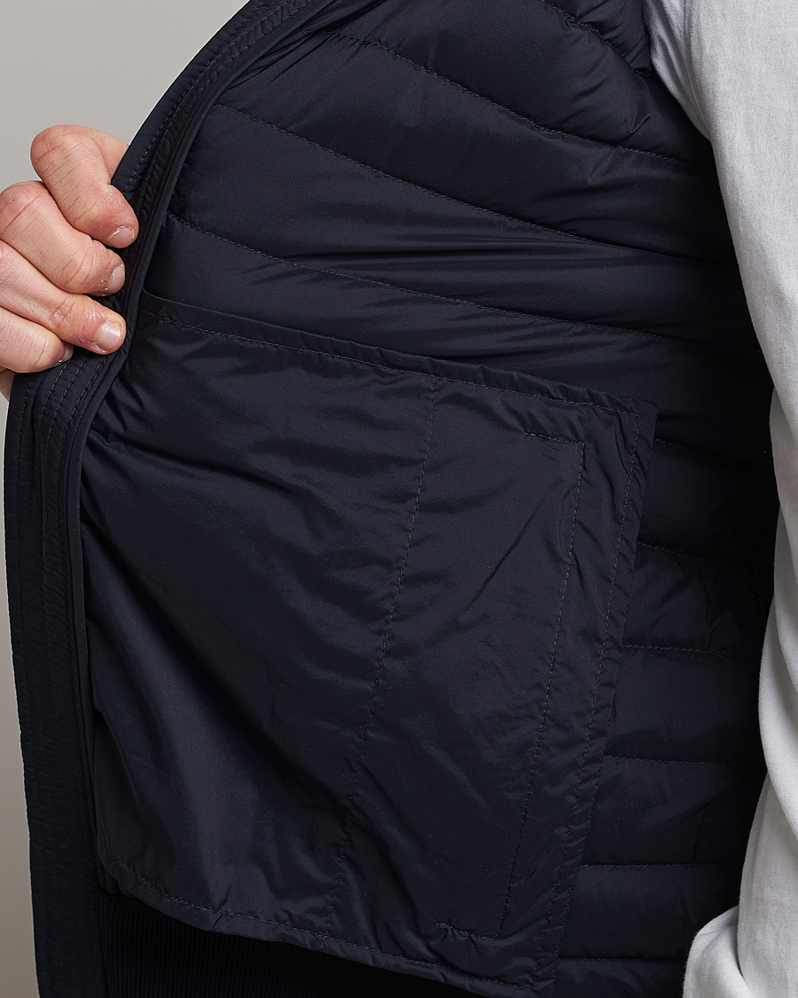 Herre | Trøjer | Moncler | Hybrid Zip Cardigan Navy