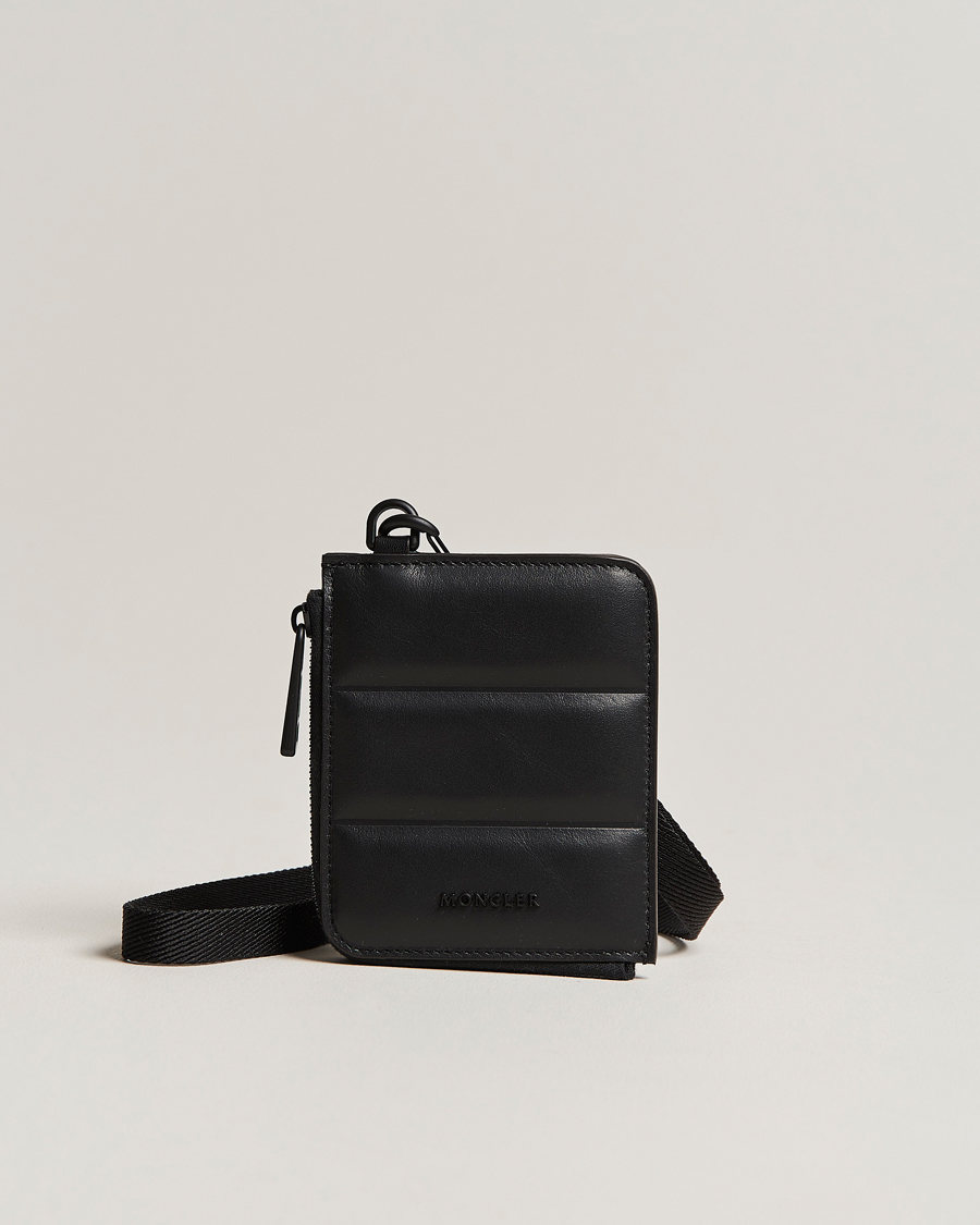 Herre | Moncler Flat Small Wallet Black | Moncler | Flat Small Wallet Black
