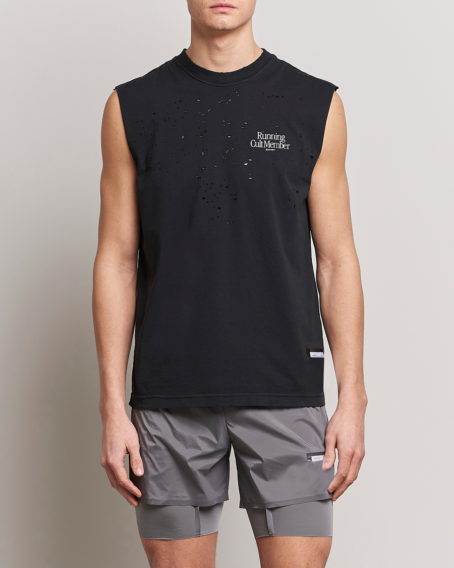 Herre | Nye varemærker | Satisfy | MothTech Muscle Tee Black