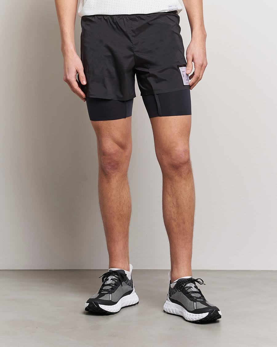 Herre | Contemporary Creators | Satisfy | TechSilk 8 Inch Shorts Black