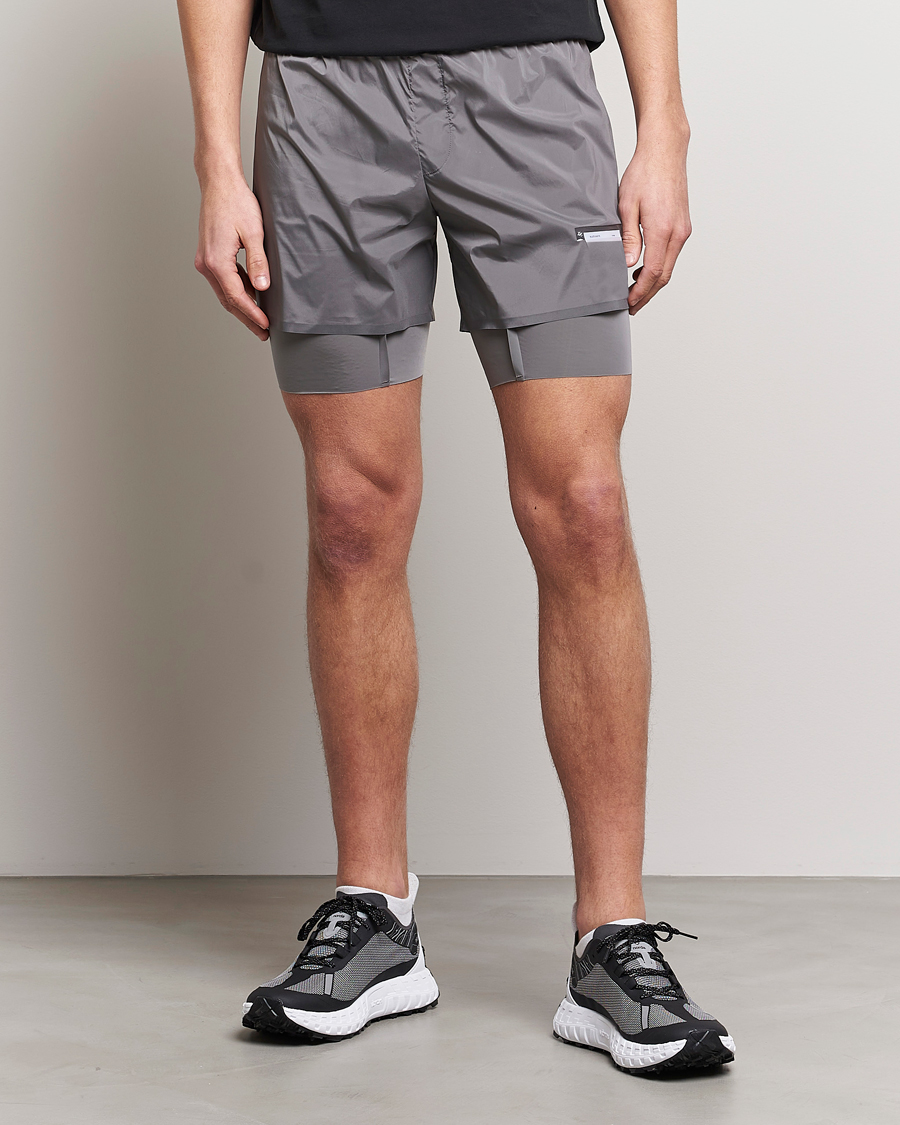 Herre | Shorts | Satisfy | TechSilk 8 Inch Shorts Fossil