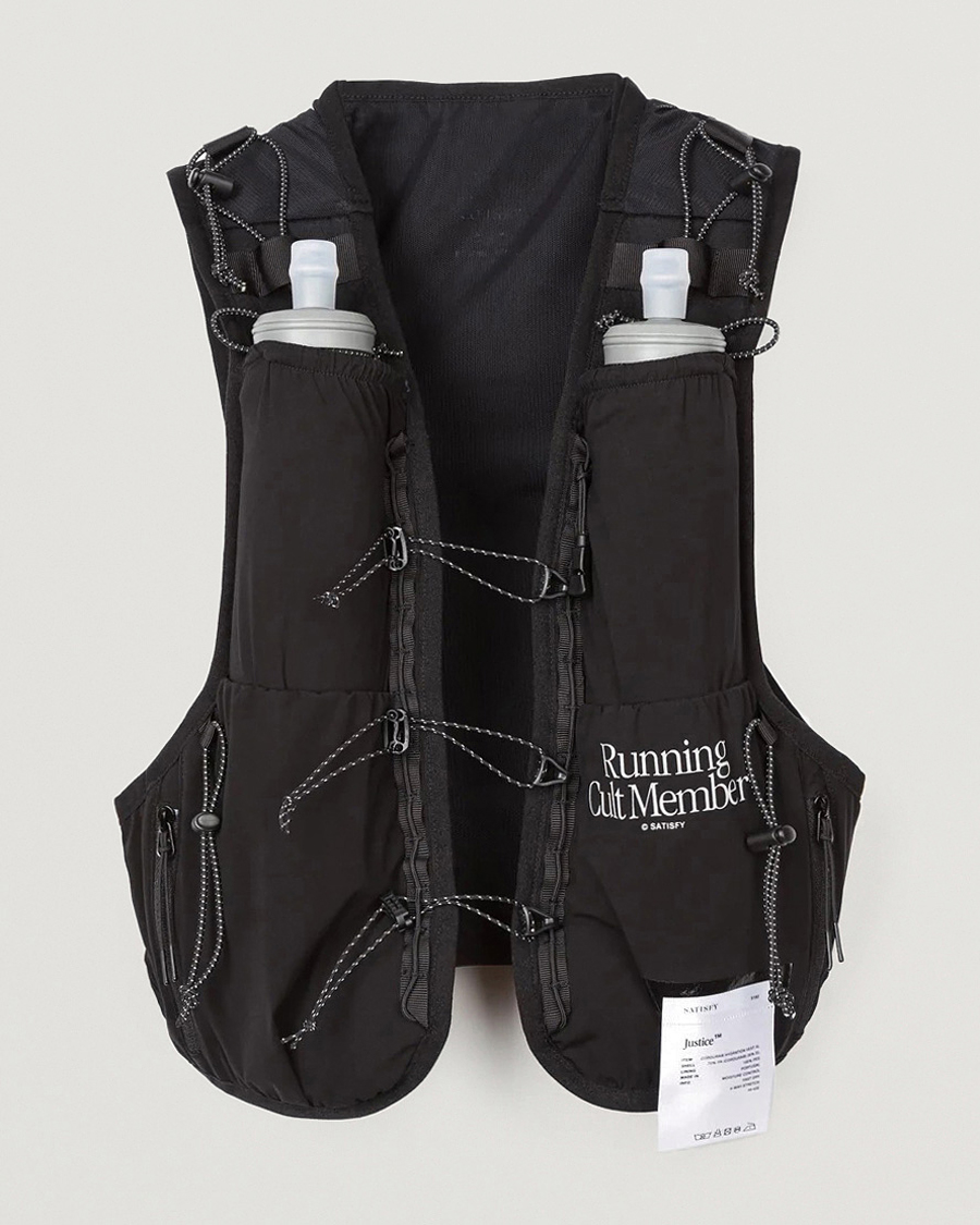 Herre | Satisfy Justice Cordura Hydration Vest Black | Satisfy | Justice Cordura Hydration Vest Black