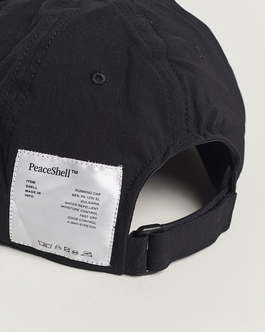 Herre | Satisfy PeaceShell Running Cap Black | Satisfy | PeaceShell Running Cap Black