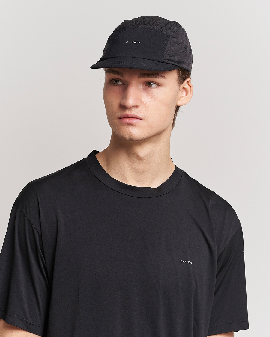 Herre | Hatte & kasketter | Satisfy | Rippy Trail Cap Black