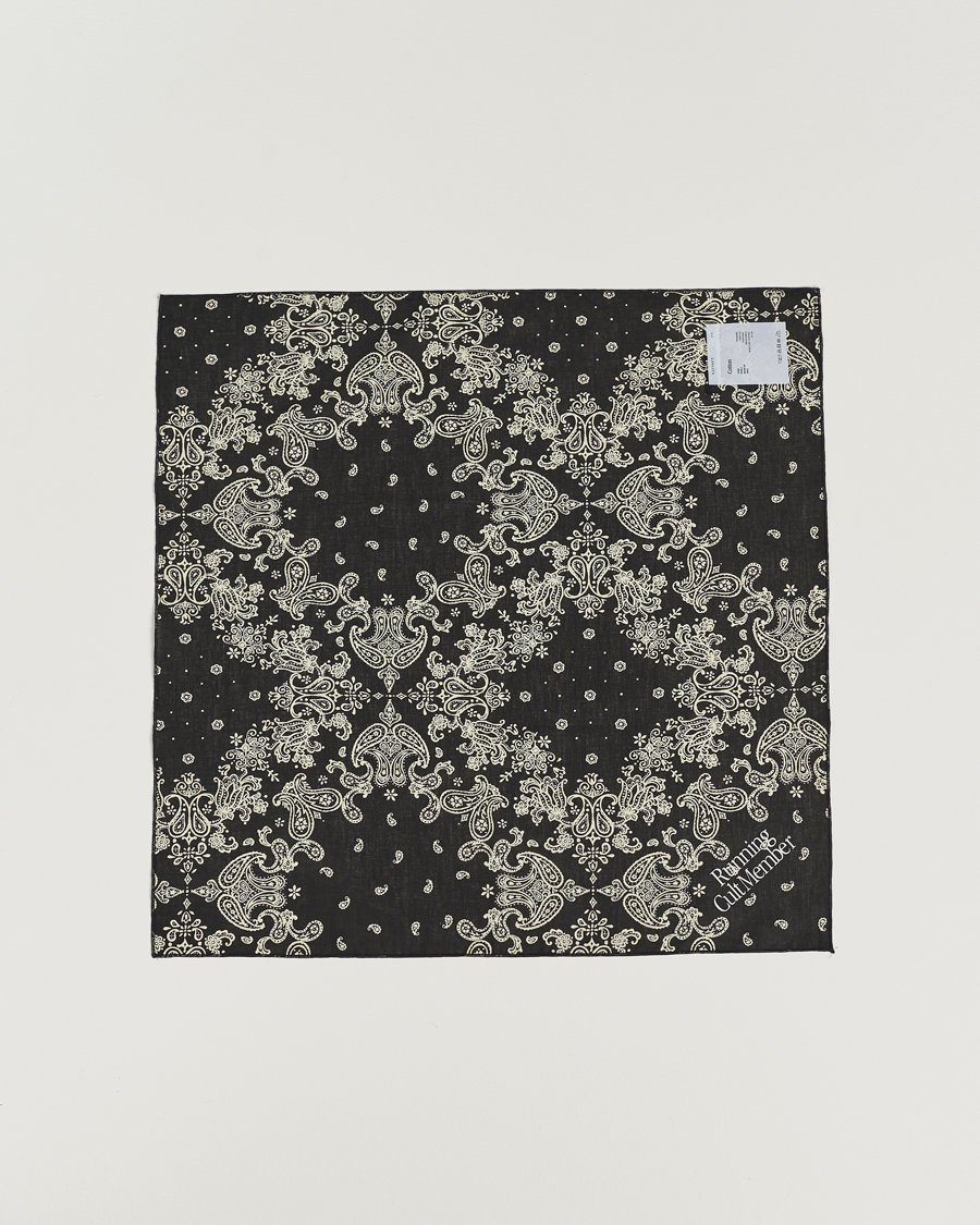 Herre | Satisfy Japanese Cotton Bandana Black | Satisfy | Japanese Cotton Bandana Black