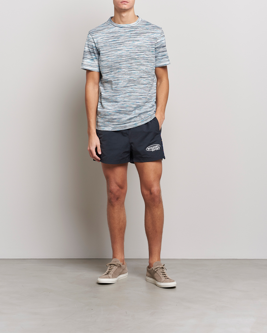 Herre | T-Shirts | Missoni | Fiammato T-Shirt Light Blue