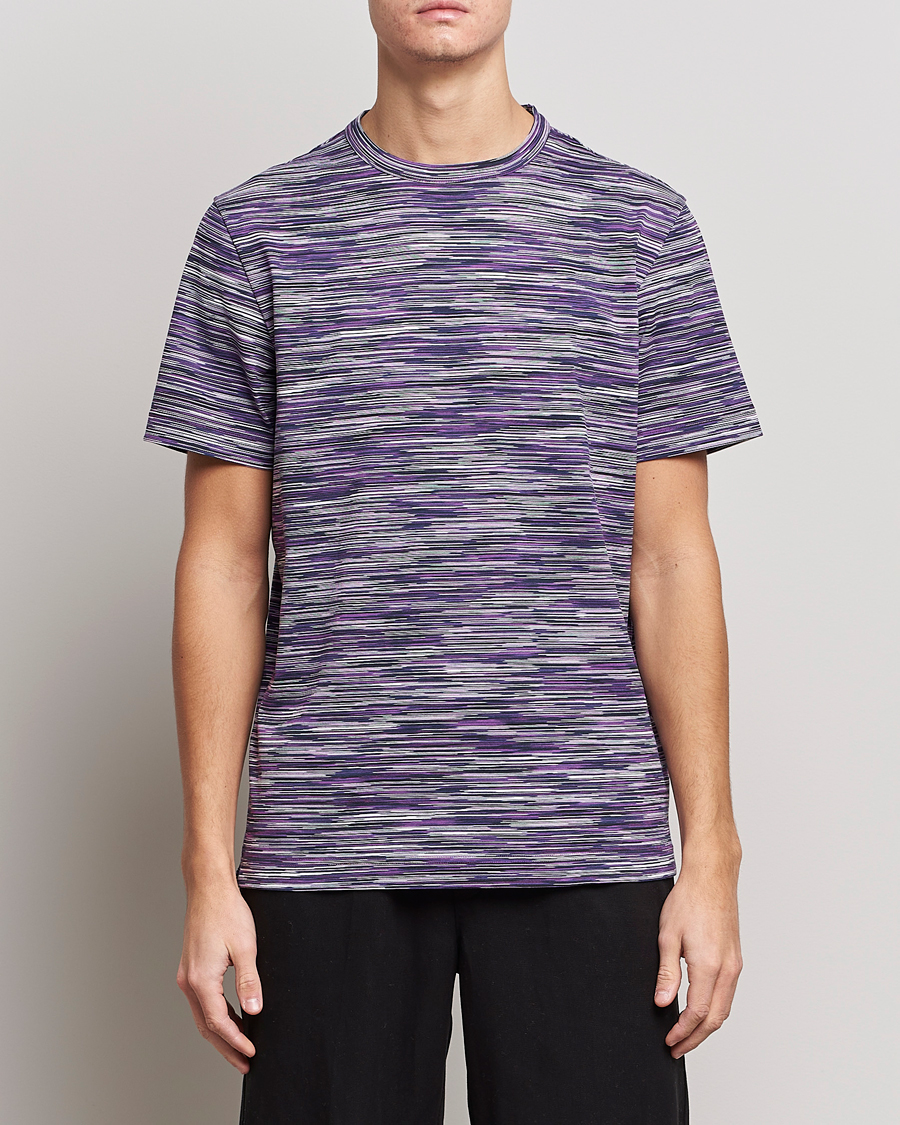 Herre |  | Missoni | Fiammato T-Shirt Violet