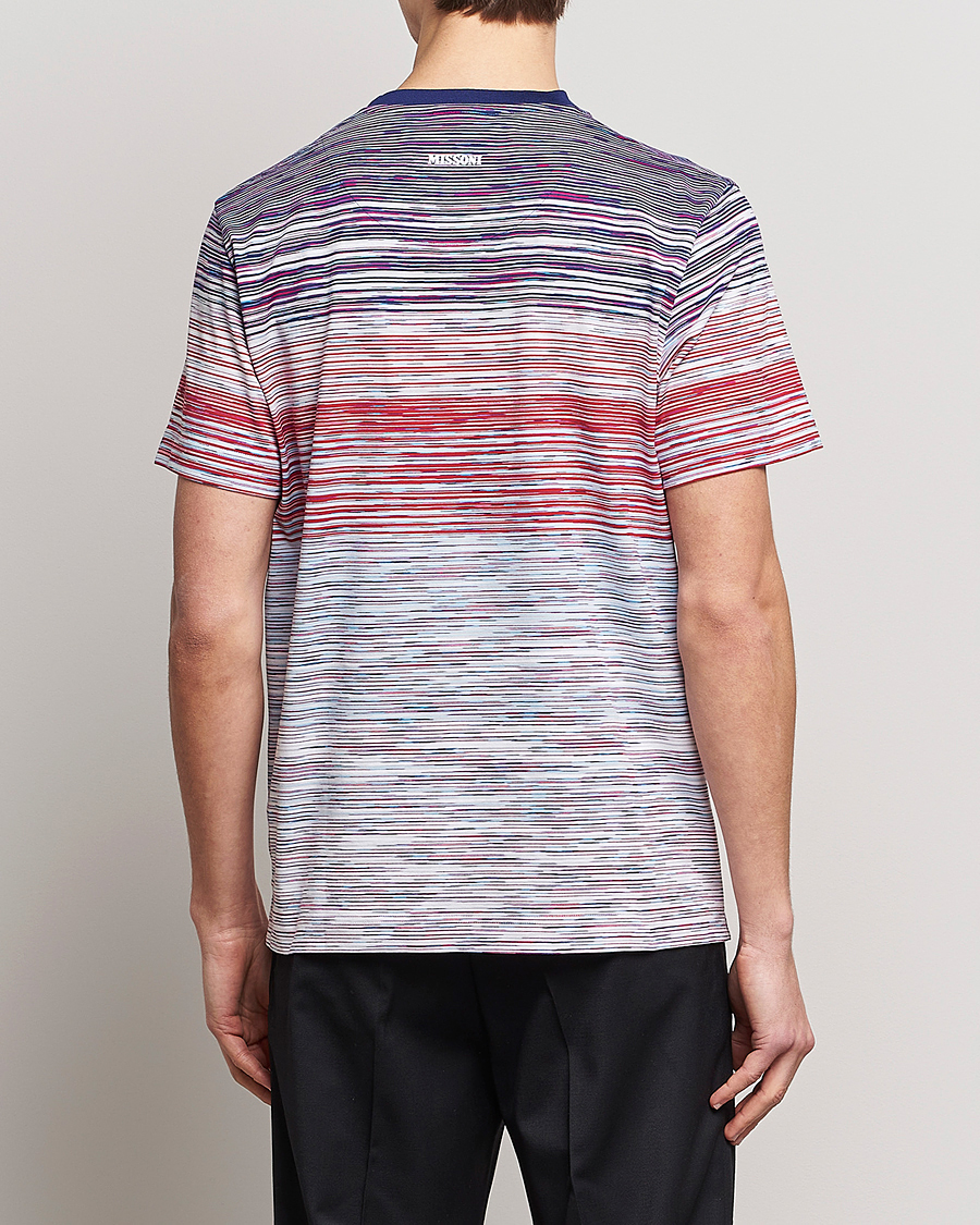 Herre | T-Shirts | Missoni | Space Dye T-Shirt Violet/Light Blue