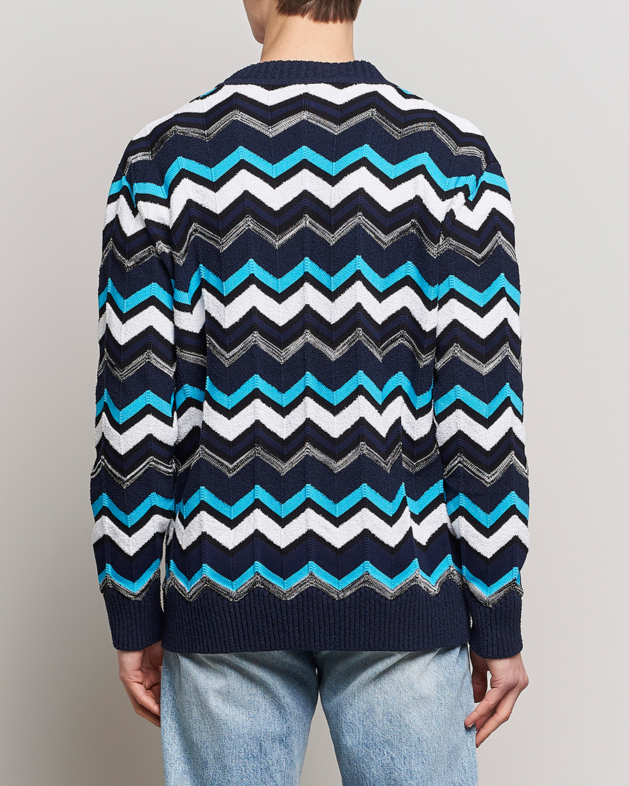 Herre | Trøjer | Missoni | Maxi Cardigan Navy/White