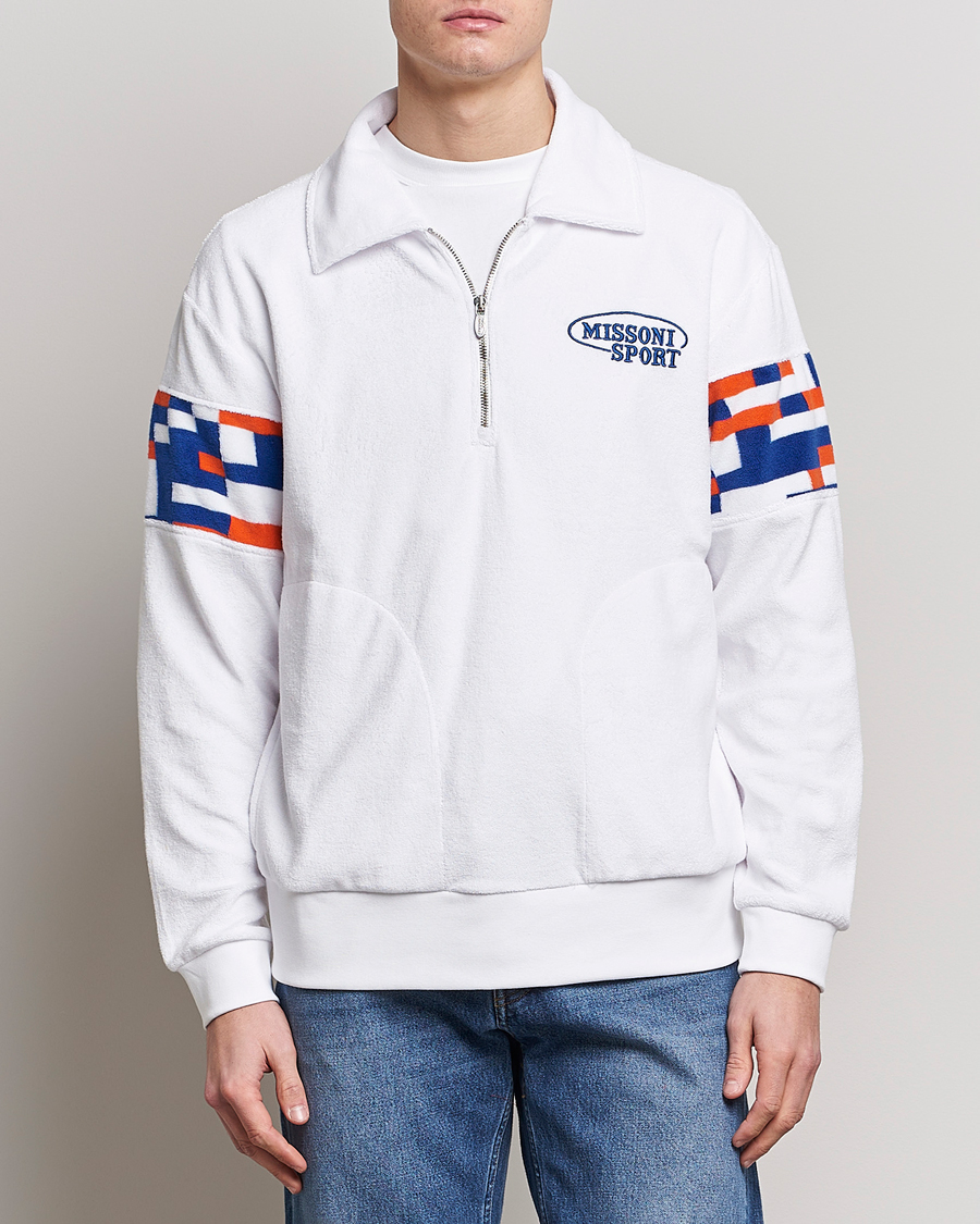 Herre | Missoni | Missoni | Sport Half Zip White