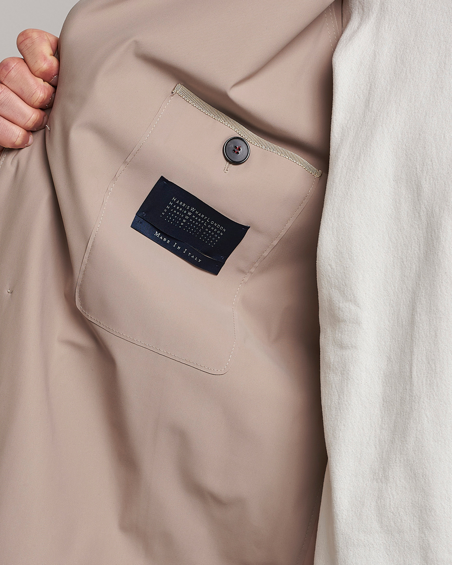 Herre | Jakker | Harris Wharf London | Light Technic Balmacaan Coat Camel
