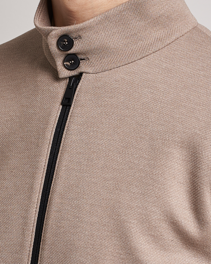Herre | Jakker | Harris Wharf London | Loro Piana Cavalry Twill Harrington Jacket Oat