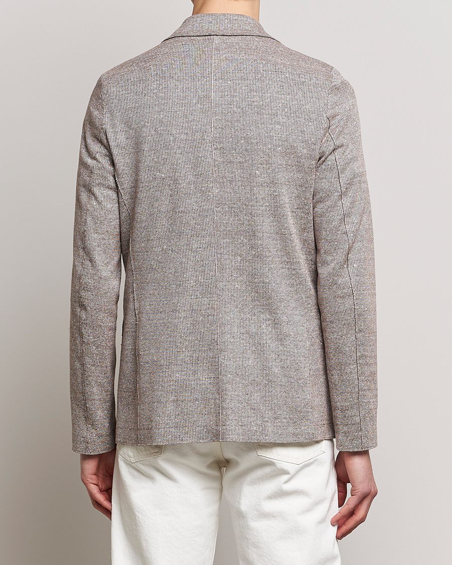 Herre | Blazere & jakker | Harris Wharf London | Linen Blend Blazer Tobacco
