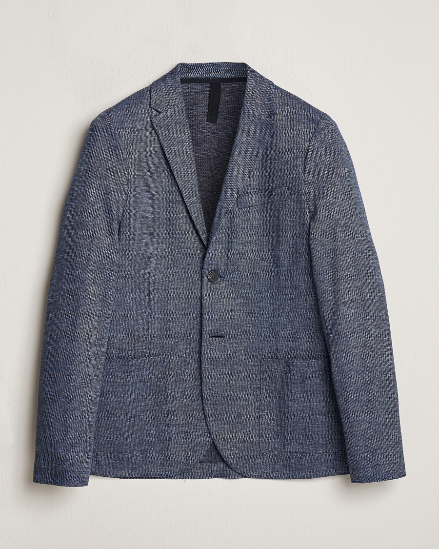 Herre | Blazere & jakker | Harris Wharf London | Linen Blend Blazer Denim