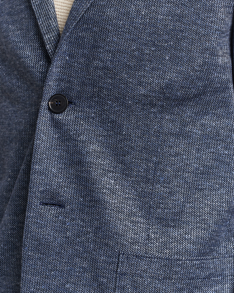 Herre | Blazere & jakker | Harris Wharf London | Linen Blend Blazer Denim
