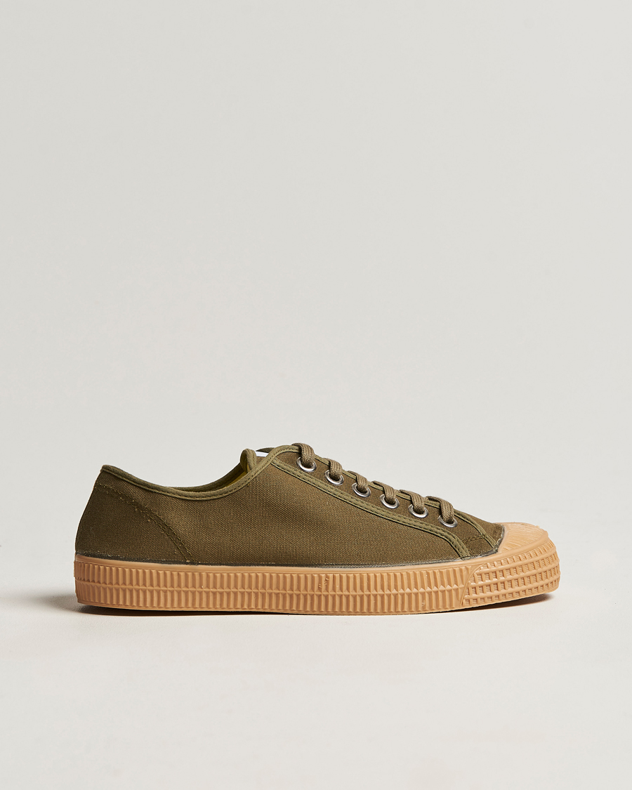 Herre | Novesta Star Master Organic Cotton Sneaker Military/Transparant | Novesta | Star Master Organic Cotton Sneaker Military/Transparant