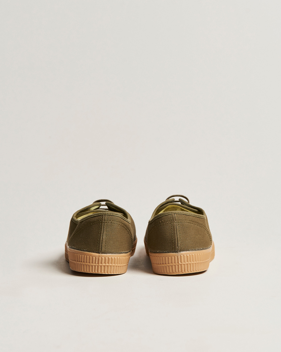 Herre | Novesta Star Master Organic Cotton Sneaker Military/Transparant | Novesta | Star Master Organic Cotton Sneaker Military/Transparant