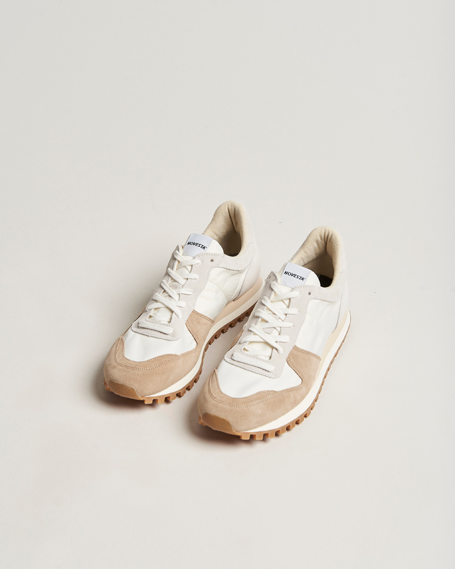 Herre | Sneakers | Novesta | Marathon Trail Running Sneaker White/Beige