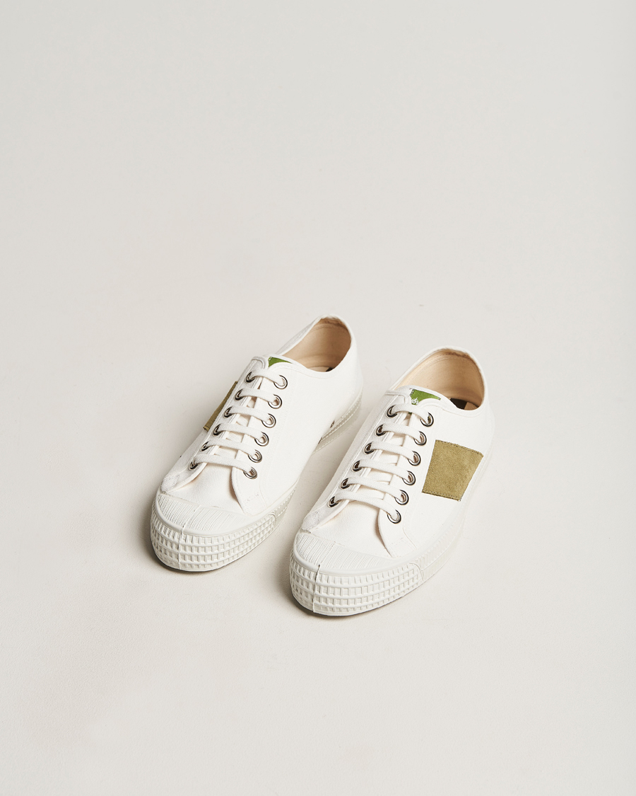 Herre | Novesta Star Master Organic Cotton Sneaker White/Green | Novesta | Star Master Organic Cotton Sneaker White/Green
