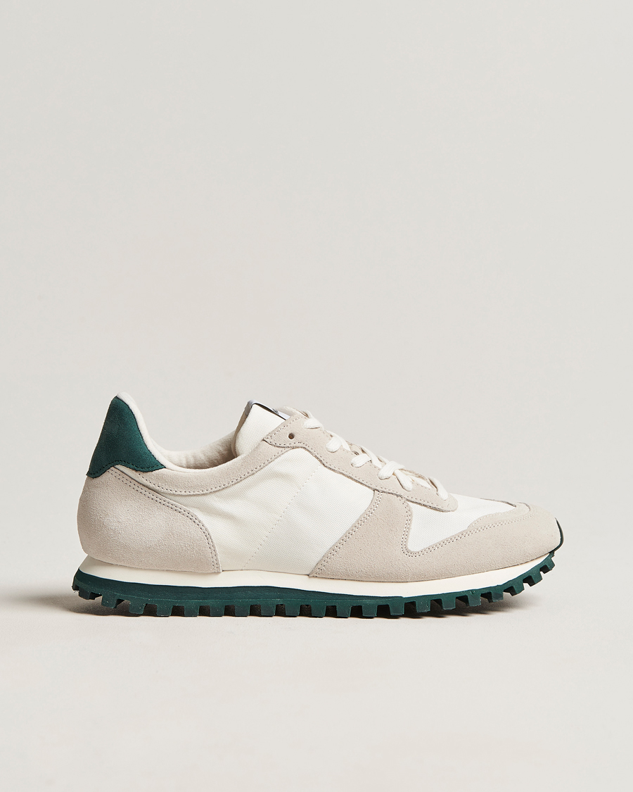 Herre | Novesta Marathon Trail Running Sneaker White/Green | Novesta | Marathon Trail Running Sneaker White/Green