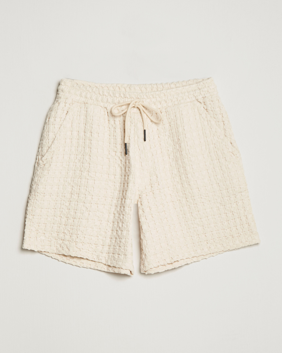 Herre | Shorts | OAS | Porto Waffle Shorts Ecru