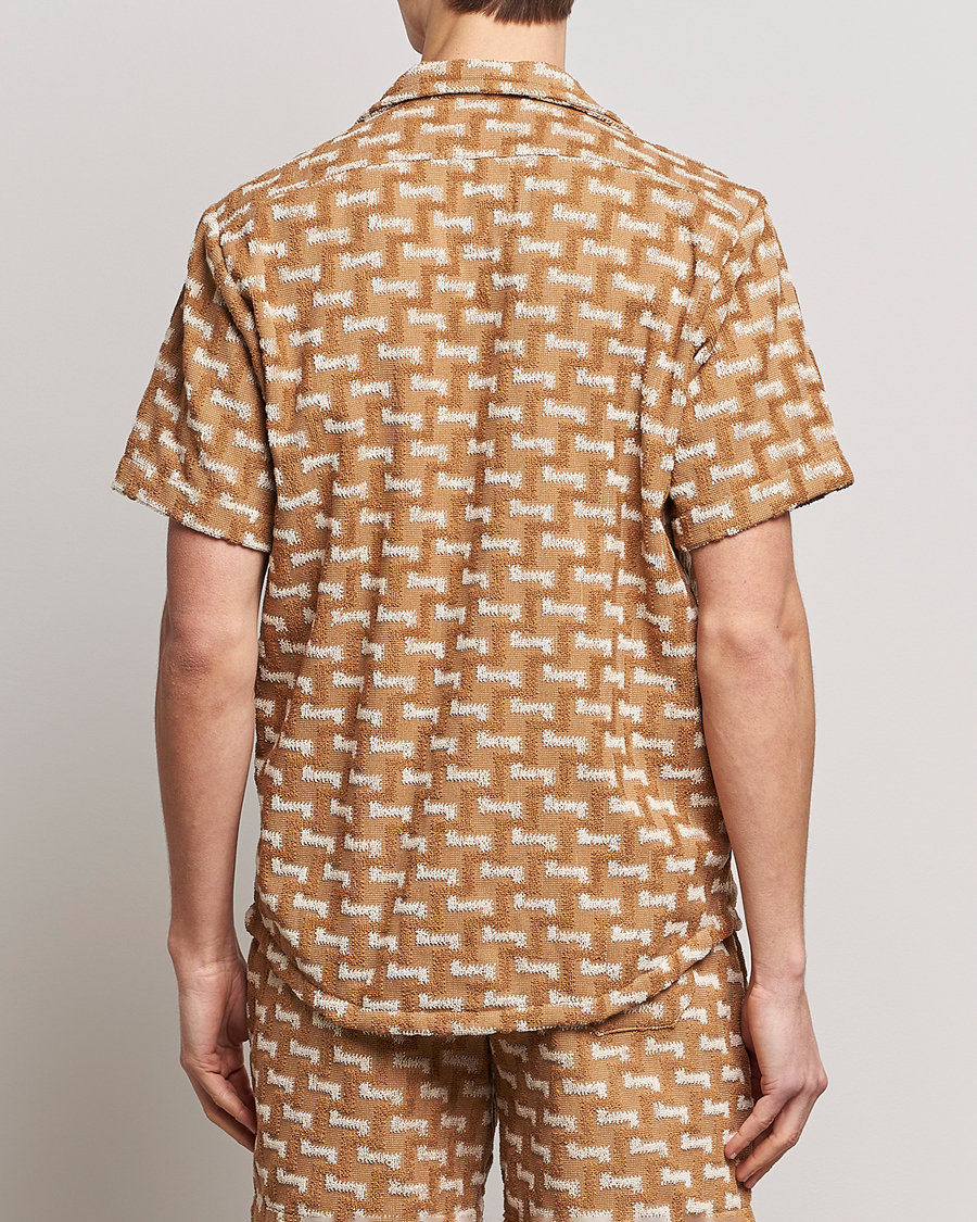 Herre | Skjorter | OAS | Terry Cuba Short Sleeve Shirt Camel