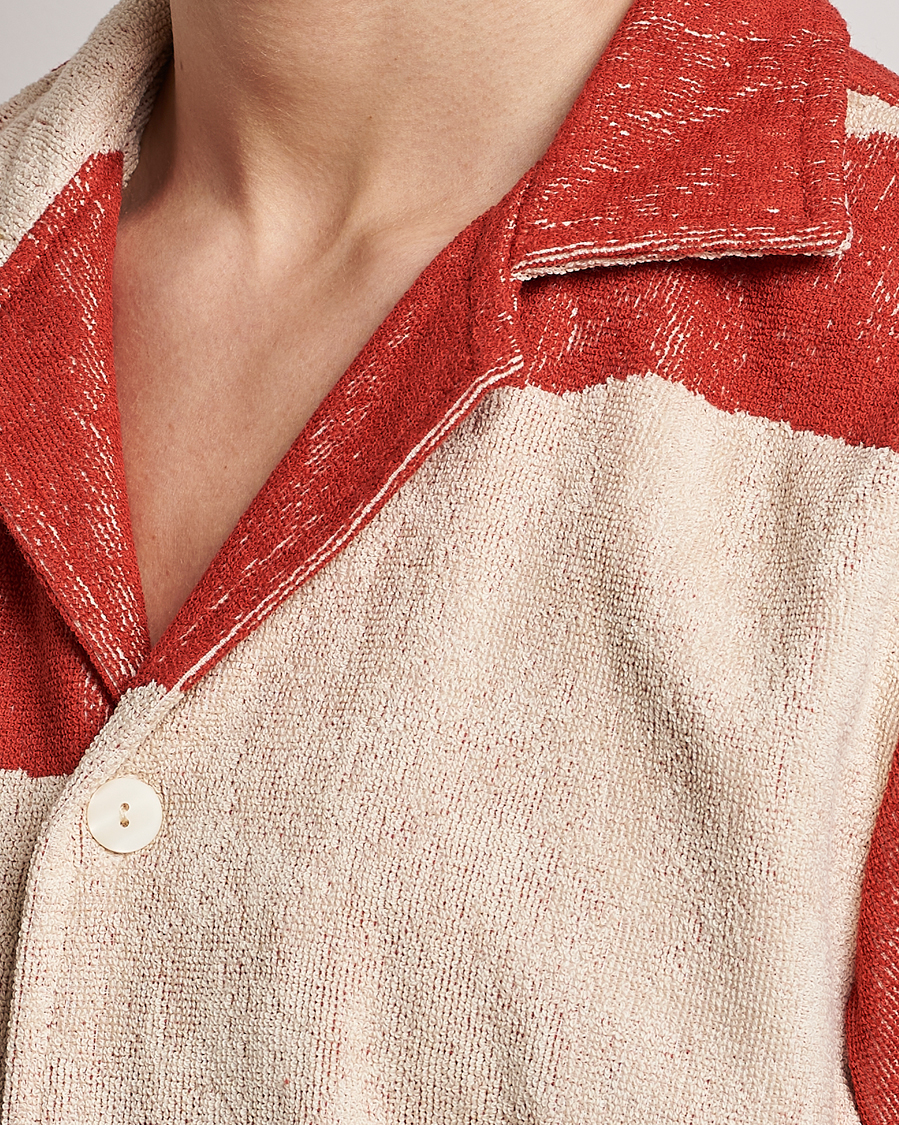 Herre | Skjorter | OAS | Terry Cuba Short Sleeve Shirt Amber Dune