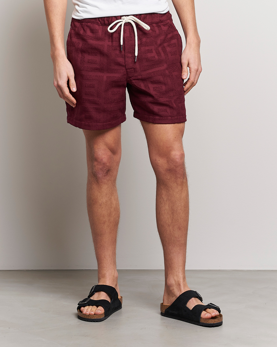 Herre | Terry | OAS | Terry Shorts Burgundy