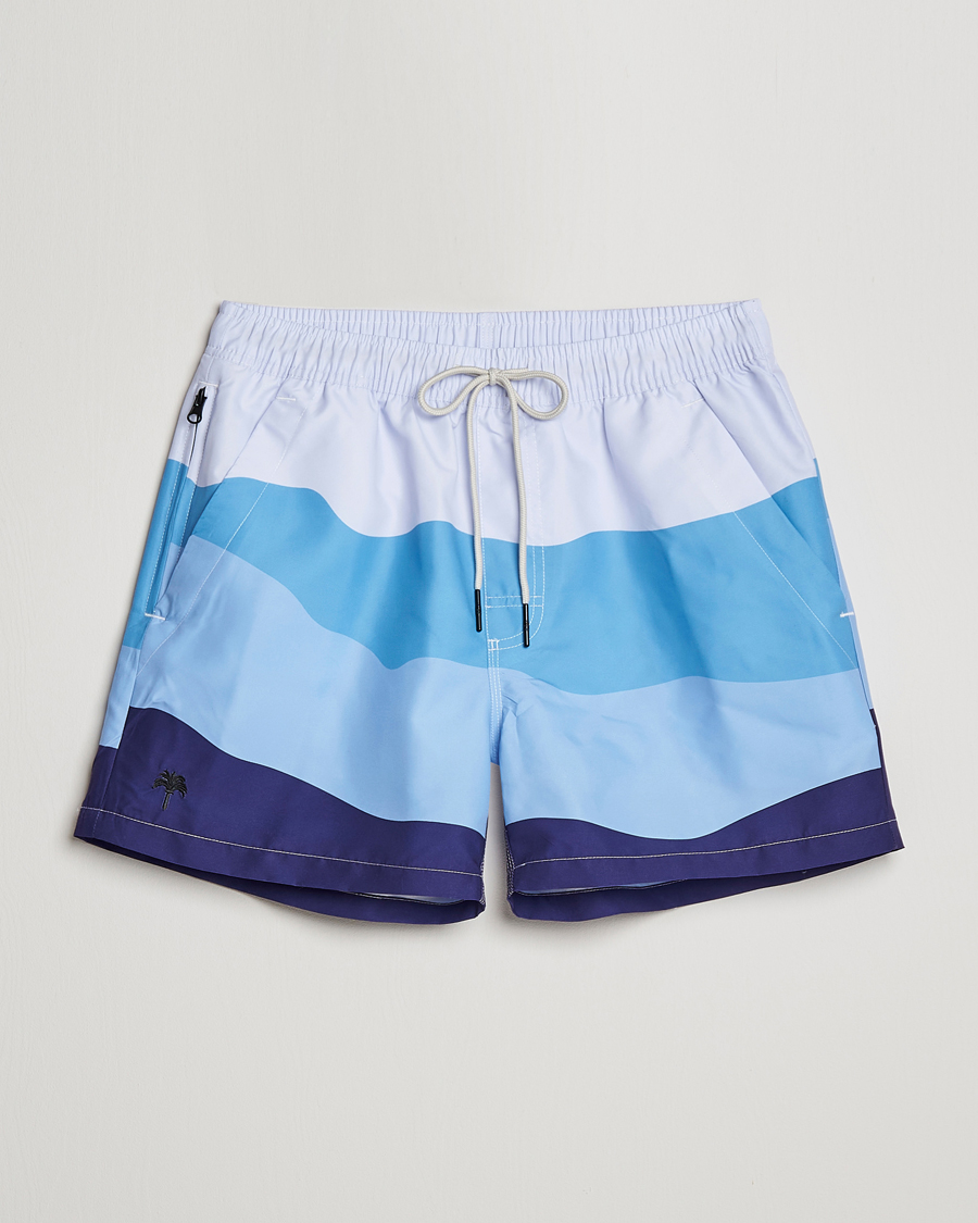 Herre | Badebukser | OAS | Printed Swimshorts Ice Wave