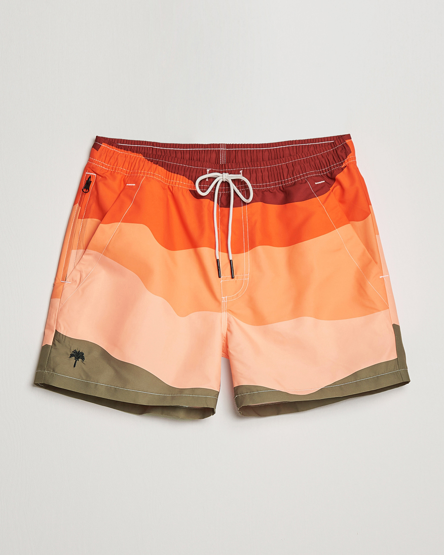 Herre | Badebukser | OAS | Printed Swimshorts Fire Wave