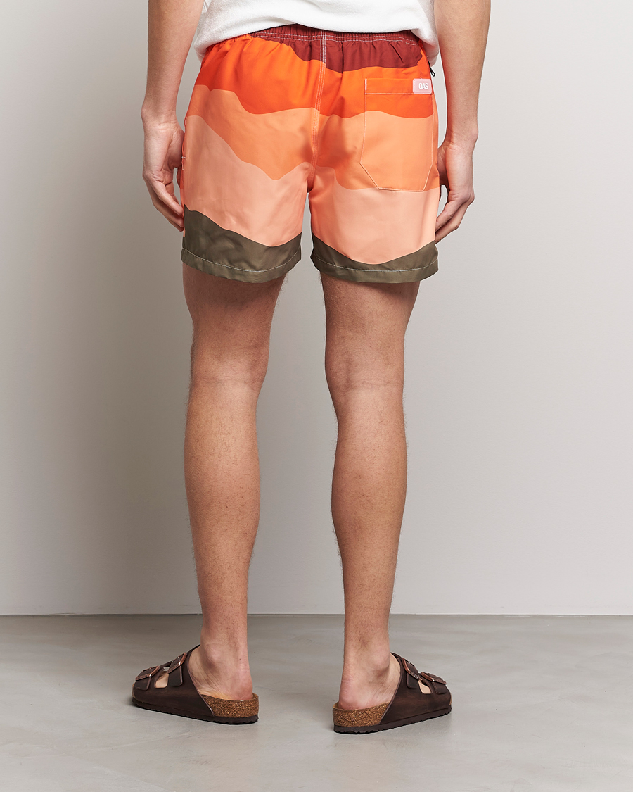 Herre | Badebukser | OAS | Printed Swimshorts Fire Wave
