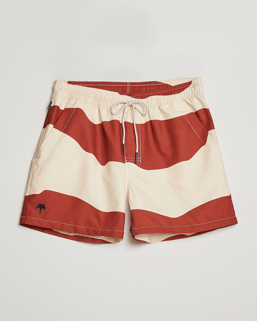 Herre | Badebukser | OAS | Printed Swimshorts Amber Dune