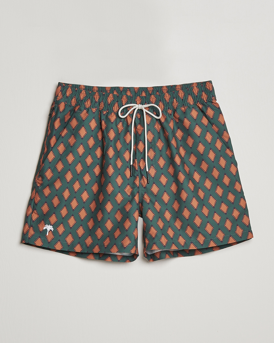 Herre | Badebukser | OAS | Printed Swimshorts Smokin Rustic