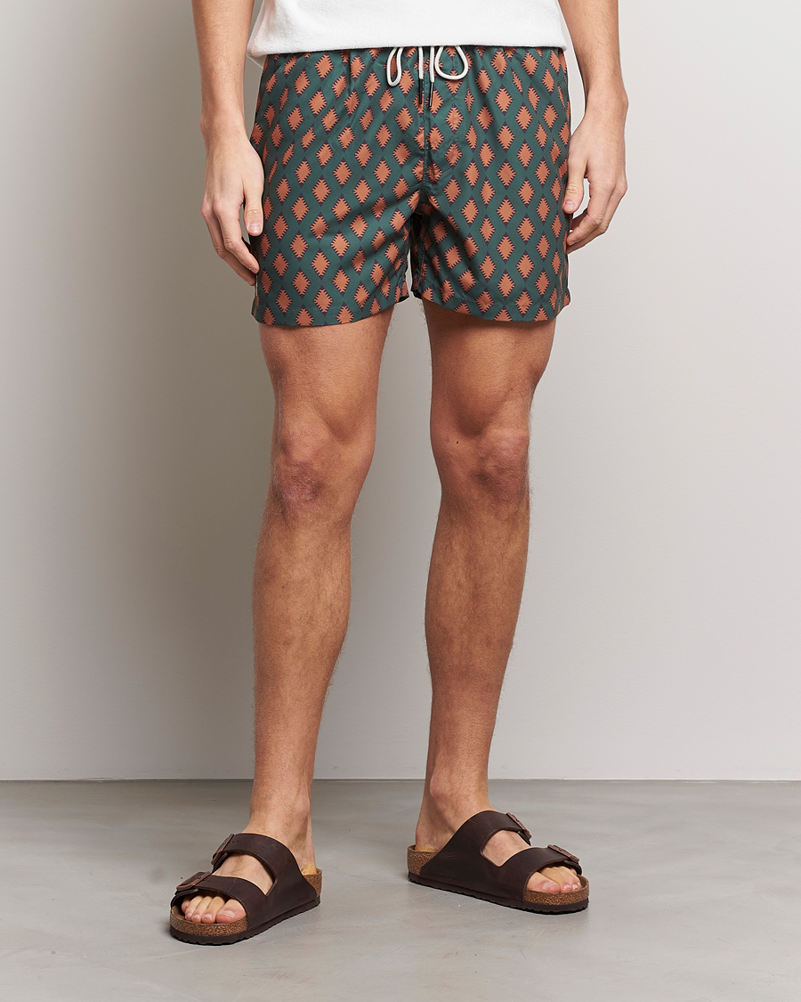 Herre | Badebukser | OAS | Printed Swimshorts Smokin Rustic