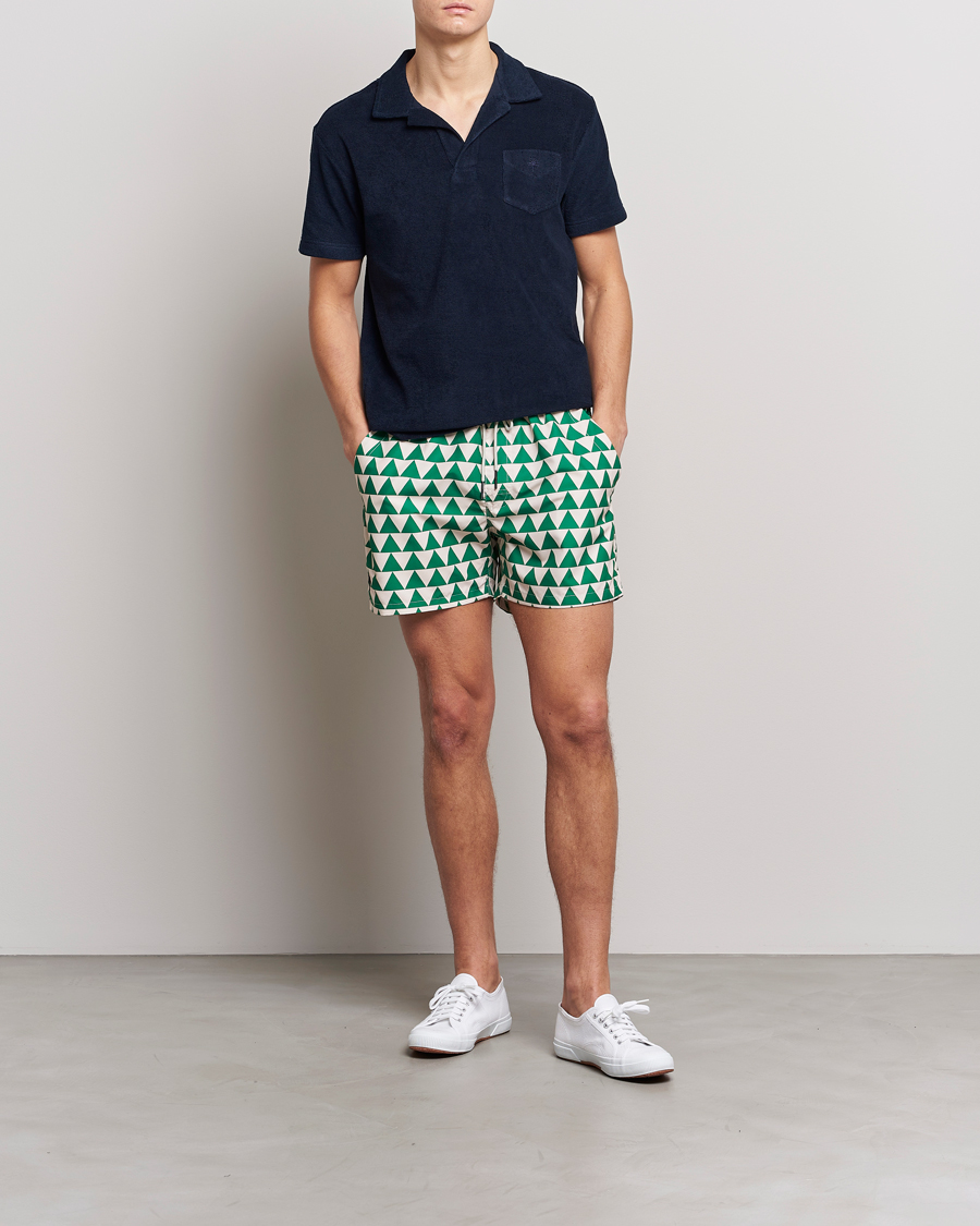 Herre | Badebukser | OAS | Printed Swimshorts Triangle Jungle